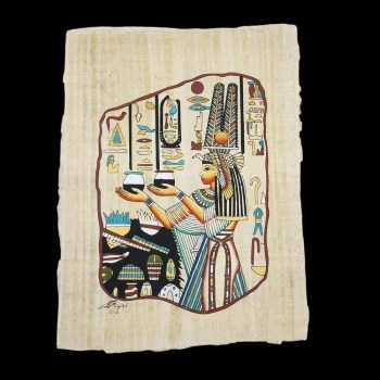 papiro egipcio original de Nefertari aa